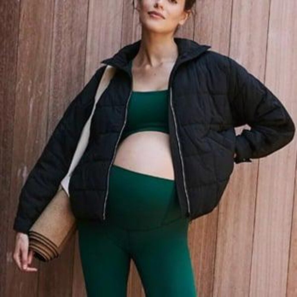 Free People x Hatch Pippa Packable Puffer Black Size M NWT